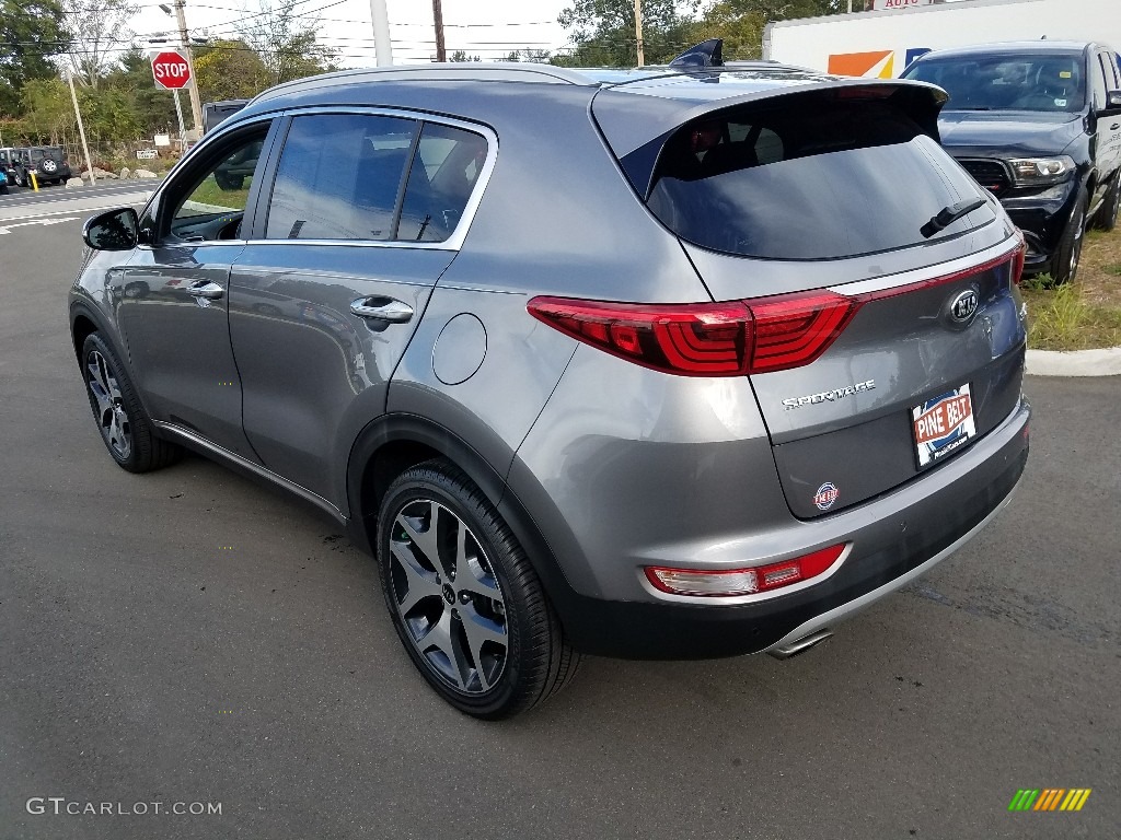 2017 Sportage SX Turbo AWD - Mineral Silver / Black photo #11