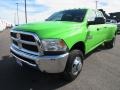 2015 Bright Green Ram 3500 Tradesman Crew Cab 4x4 Dual Rear Wheel  photo #1