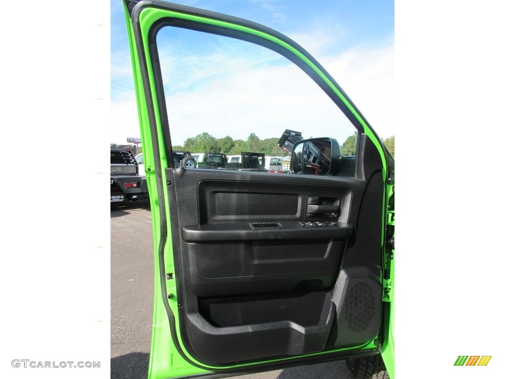 2015 3500 Tradesman Crew Cab 4x4 Dual Rear Wheel - Bright Green / Black/Diesel Gray photo #13