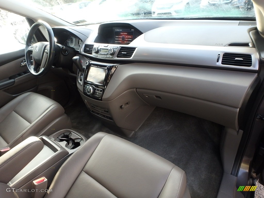 2015 Odyssey EX-L - Modern Steel Metallic / Truffle photo #10