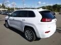 2018 Bright White Jeep Cherokee Overland 4x4  photo #3