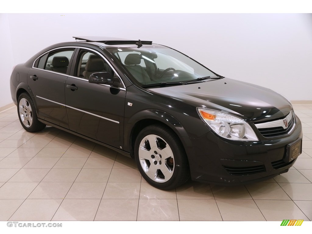 2008 Aura XE - Carbon Flash Black / Gray photo #1