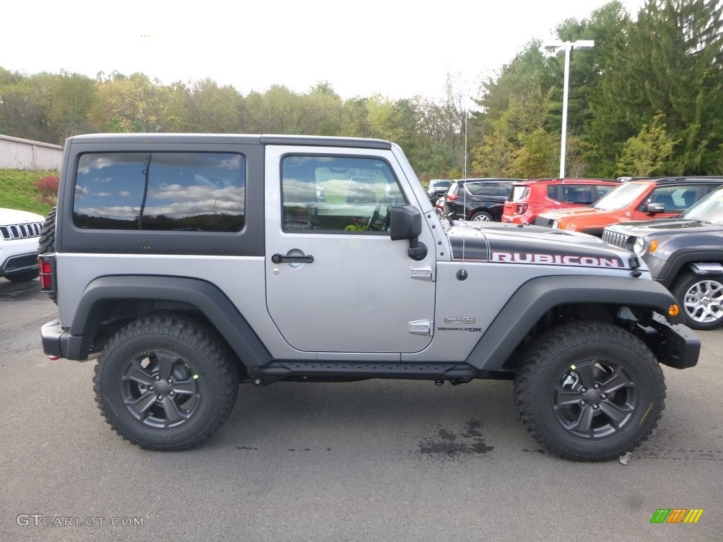 Billet Silver Metallic 2018 Jeep Wrangler Rubicon 4x4 Exterior Photo #123341556