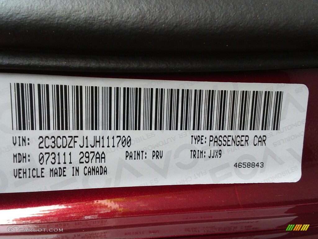 2018 Challenger T/A 392 - Octane Red Pearl / Black photo #37