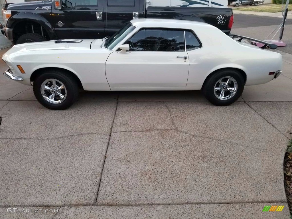 1970 Mustang Coupe - White / Black photo #1