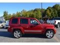 2012 Deep Cherry Red Crystal Pearl Jeep Liberty Jet 4x4  photo #2