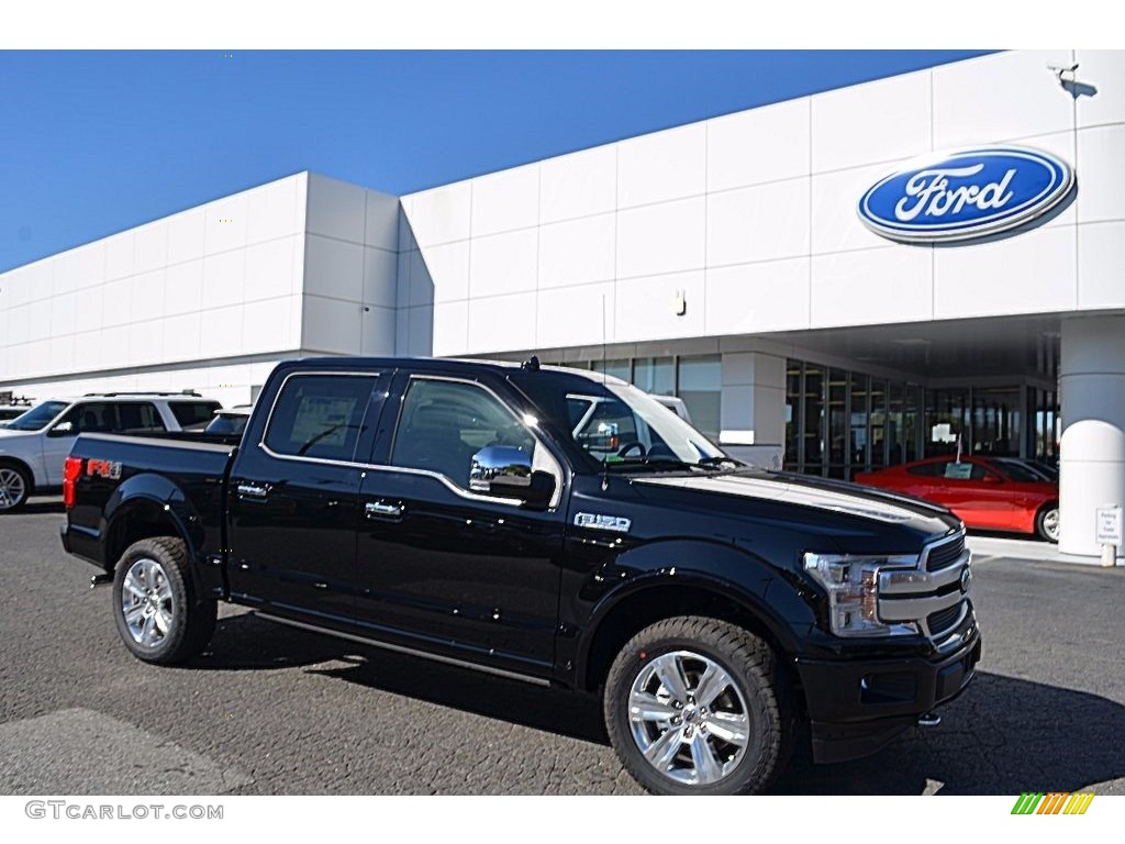 2018 F150 Platinum SuperCrew 4x4 - Shadow Black / Dark Marsala photo #1