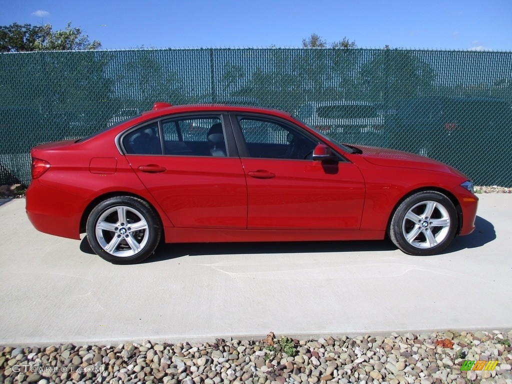 2013 3 Series 328i xDrive Sedan - Melbourne Red Metallic / Black photo #2