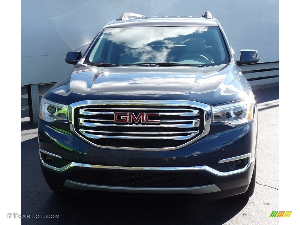 2018 Acadia SLE AWD - Blue Steel Metallic / Dark Ash Gray/Light Ash Gray photo #4