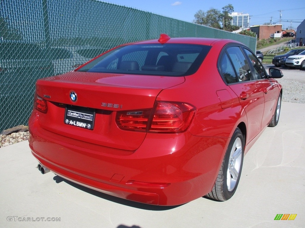 2013 3 Series 328i xDrive Sedan - Melbourne Red Metallic / Black photo #3