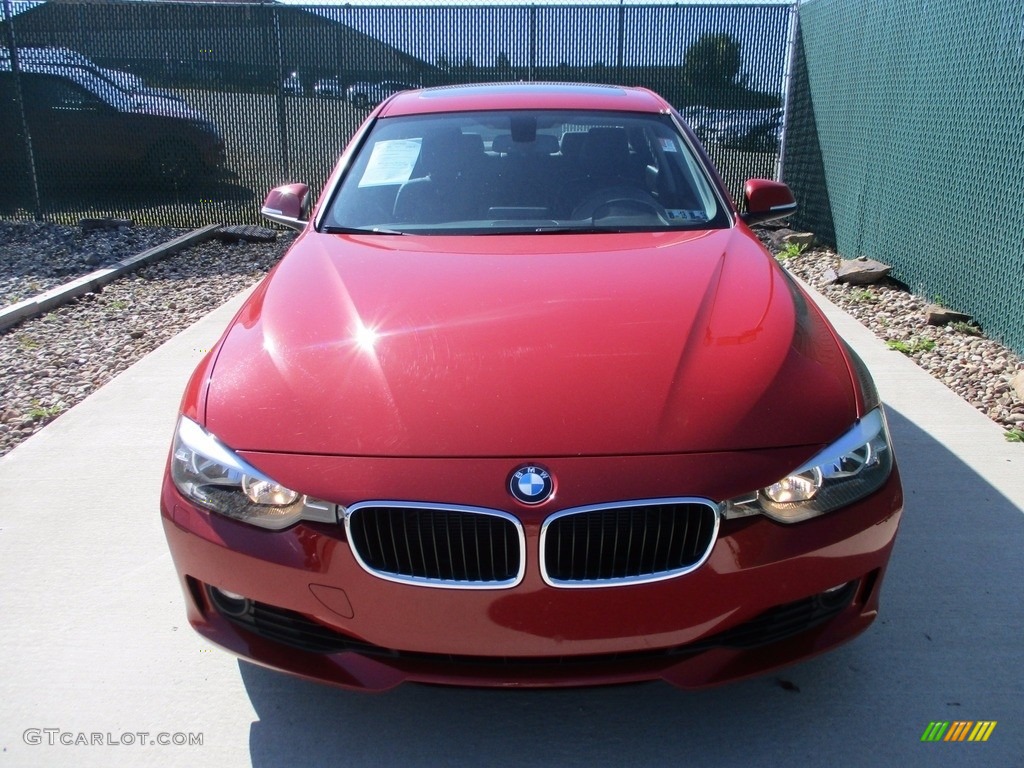 2013 3 Series 328i xDrive Sedan - Melbourne Red Metallic / Black photo #7