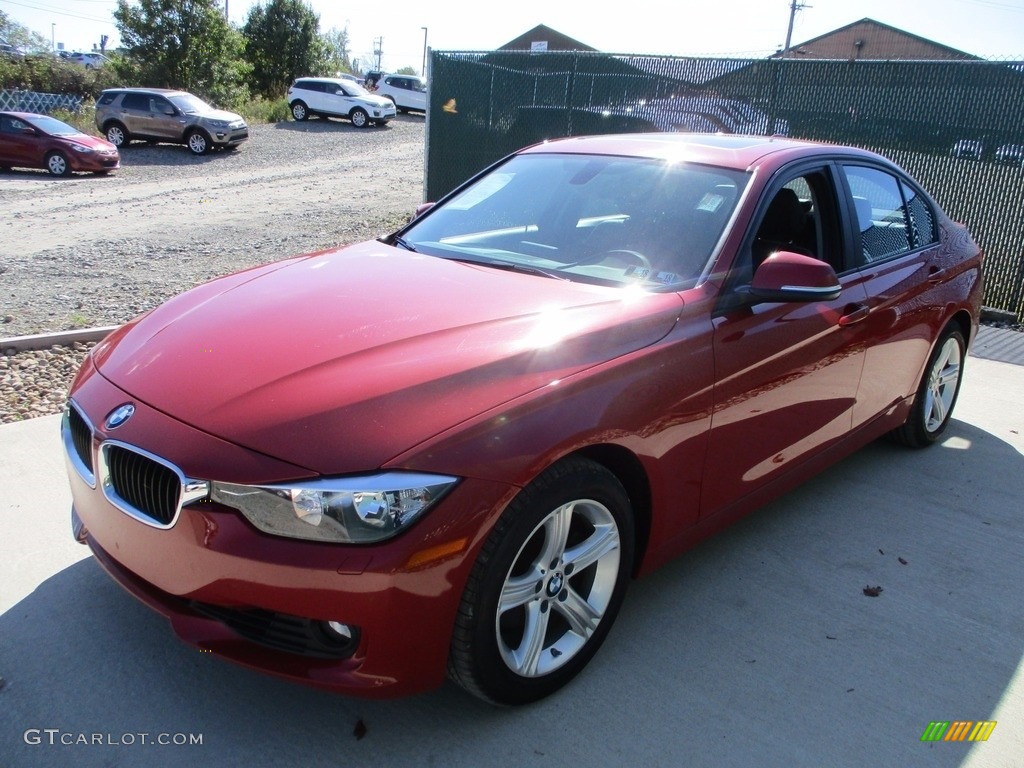 2013 3 Series 328i xDrive Sedan - Melbourne Red Metallic / Black photo #8