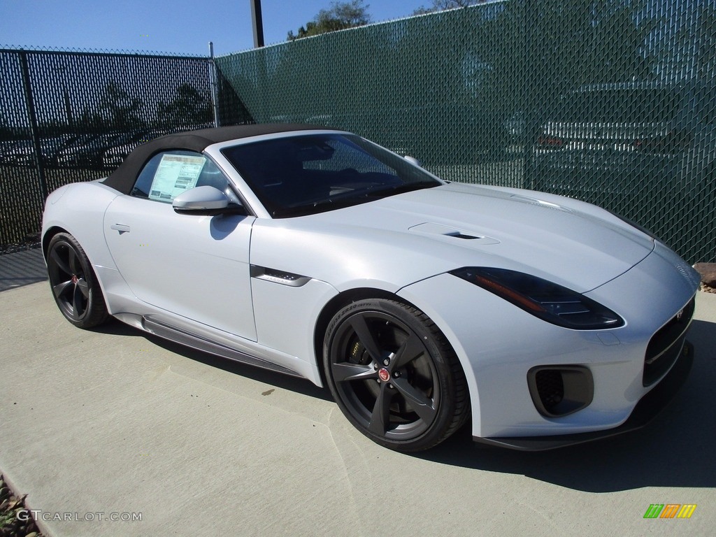 Yulong White Metallic 2018 Jaguar F-Type 400 Sport Convertible AWD Exterior Photo #123344840