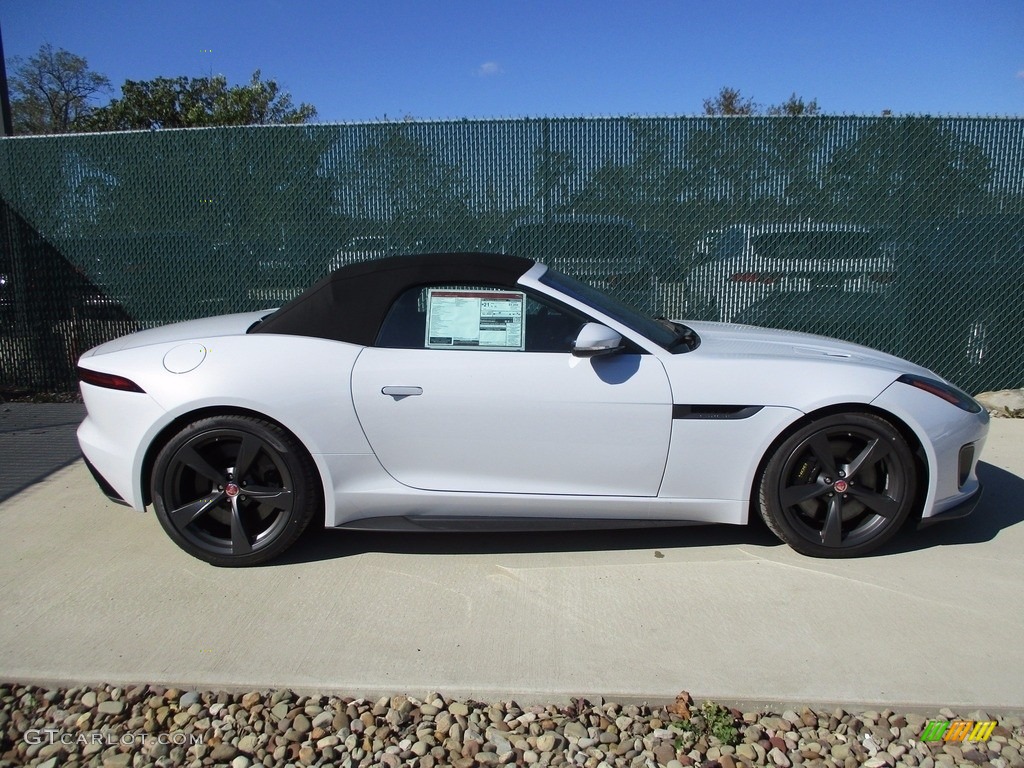 Yulong White Metallic 2018 Jaguar F-Type 400 Sport Convertible AWD Exterior Photo #123344909