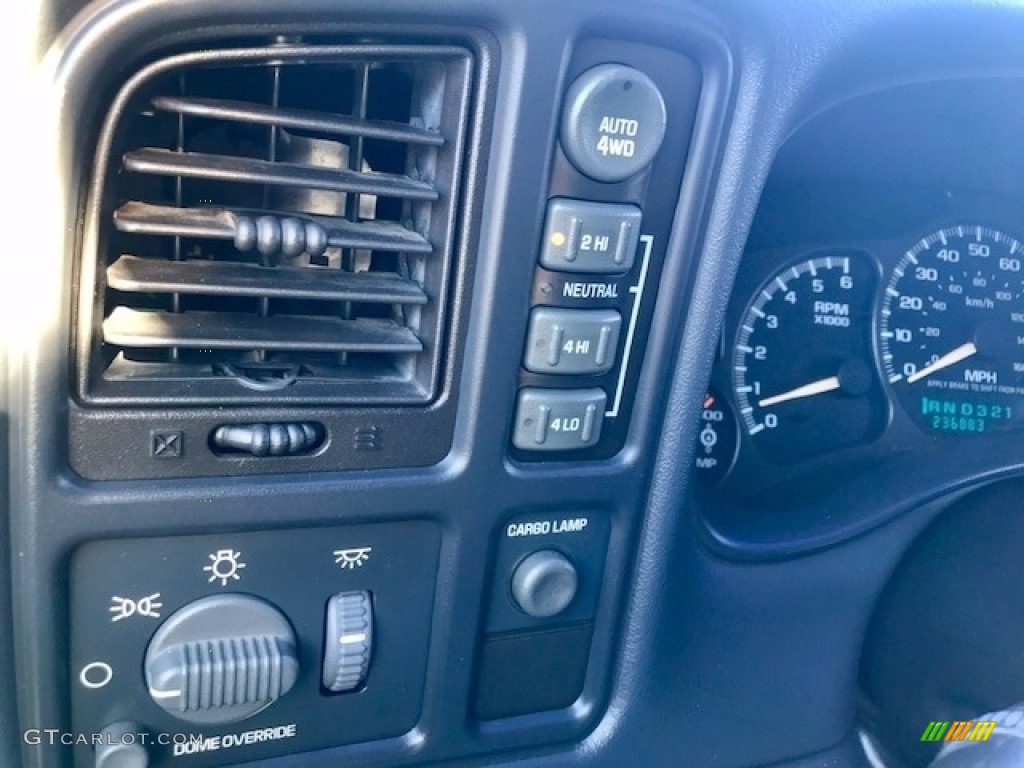 2002 Silverado 1500 LS Crew Cab 4x4 - Indigo Blue Metallic / Graphite Gray photo #15
