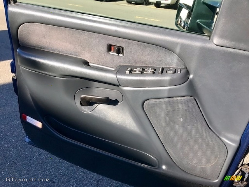 2002 Silverado 1500 LS Crew Cab 4x4 - Indigo Blue Metallic / Graphite Gray photo #19