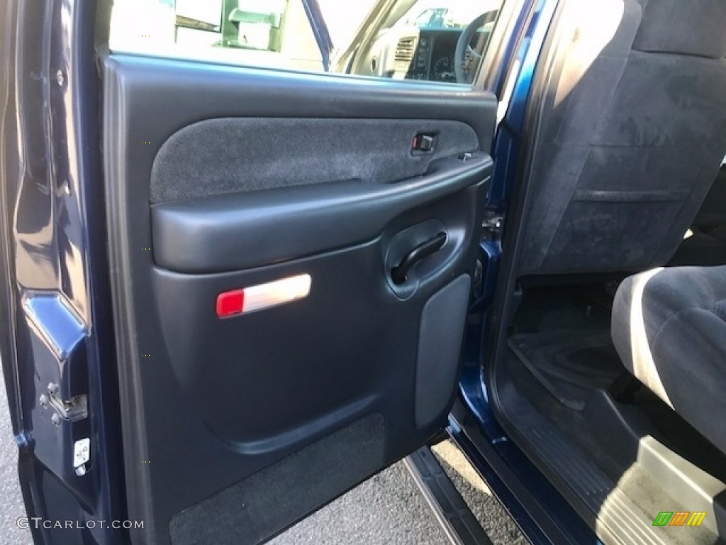 2002 Silverado 1500 LS Crew Cab 4x4 - Indigo Blue Metallic / Graphite Gray photo #26