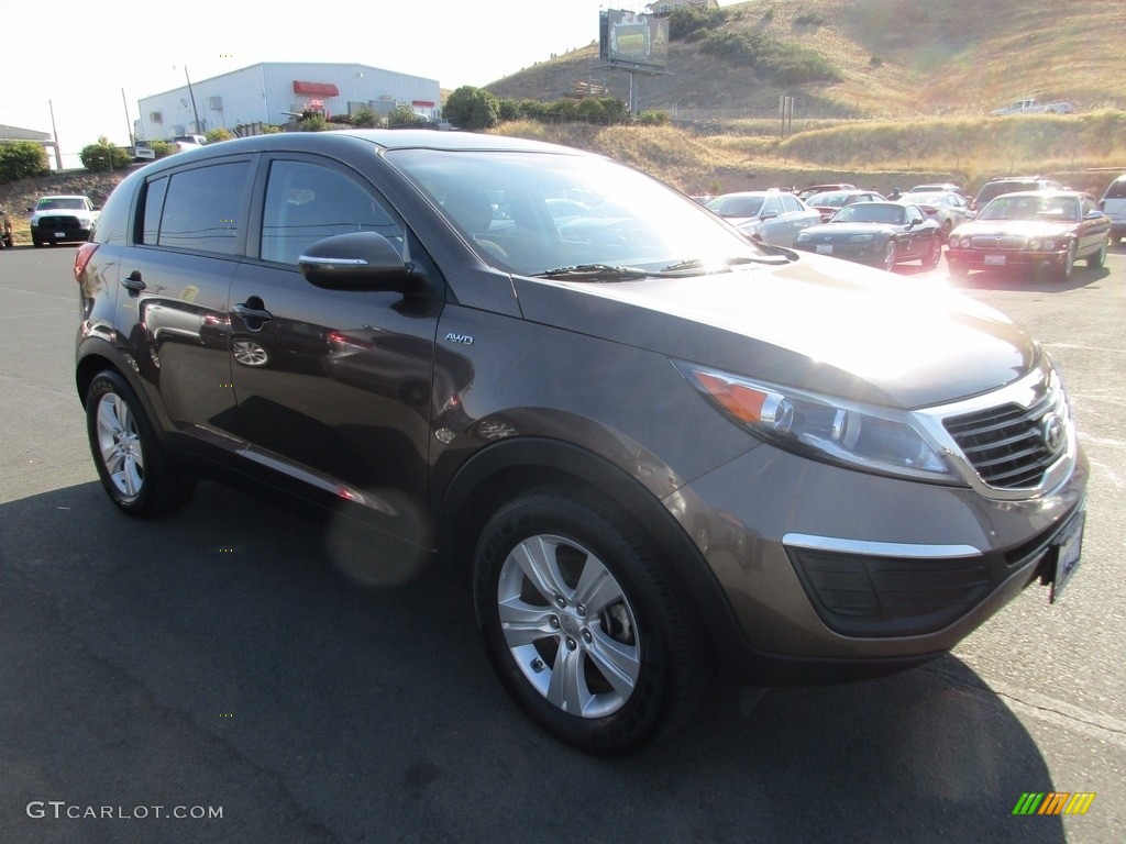 2013 Sportage LX AWD - Sand Track / Black photo #1