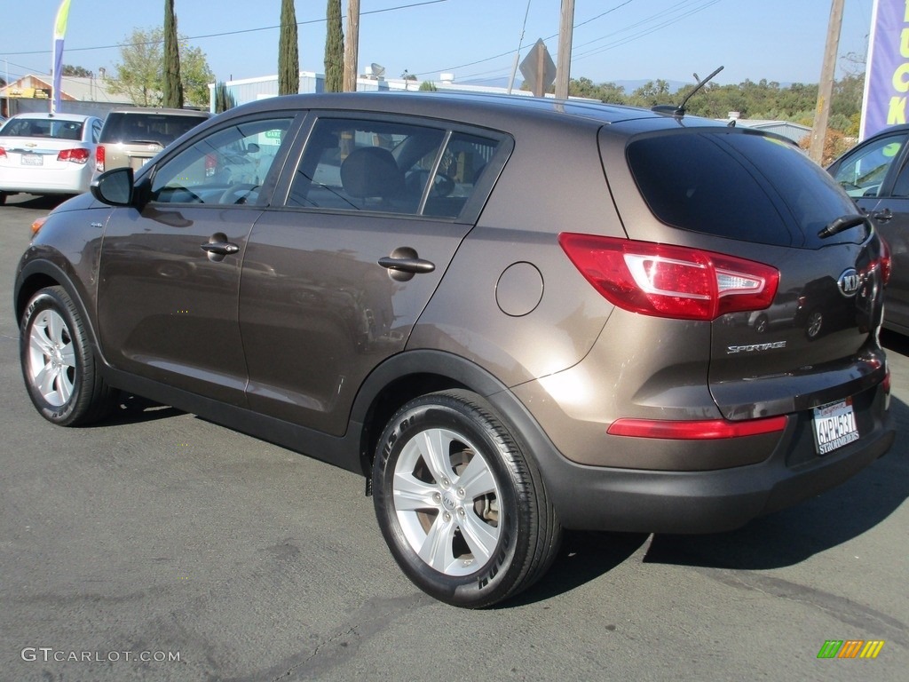 2013 Sportage LX AWD - Sand Track / Black photo #5