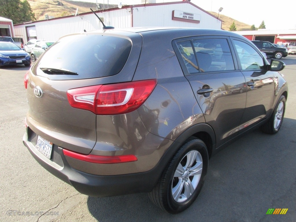 2013 Sportage LX AWD - Sand Track / Black photo #7