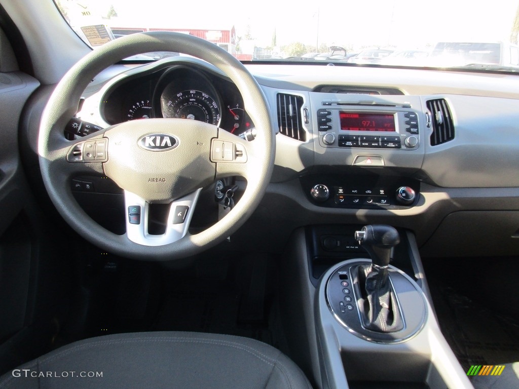 2013 Sportage LX AWD - Sand Track / Black photo #11