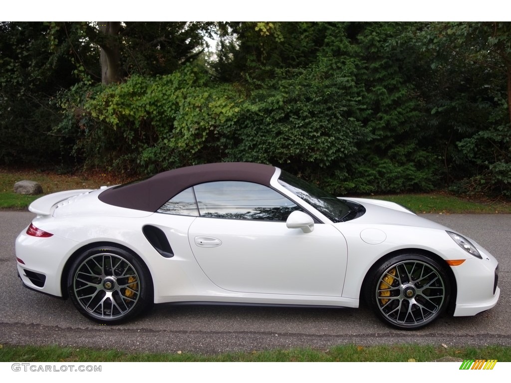 White 2014 Porsche 911 Turbo S Cabriolet Exterior Photo #123347786