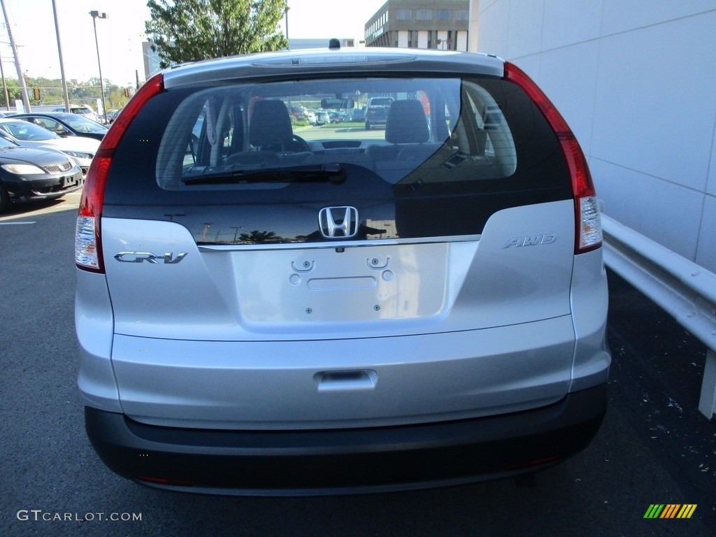 2014 CR-V LX AWD - Alabaster Silver Metallic / Gray photo #4