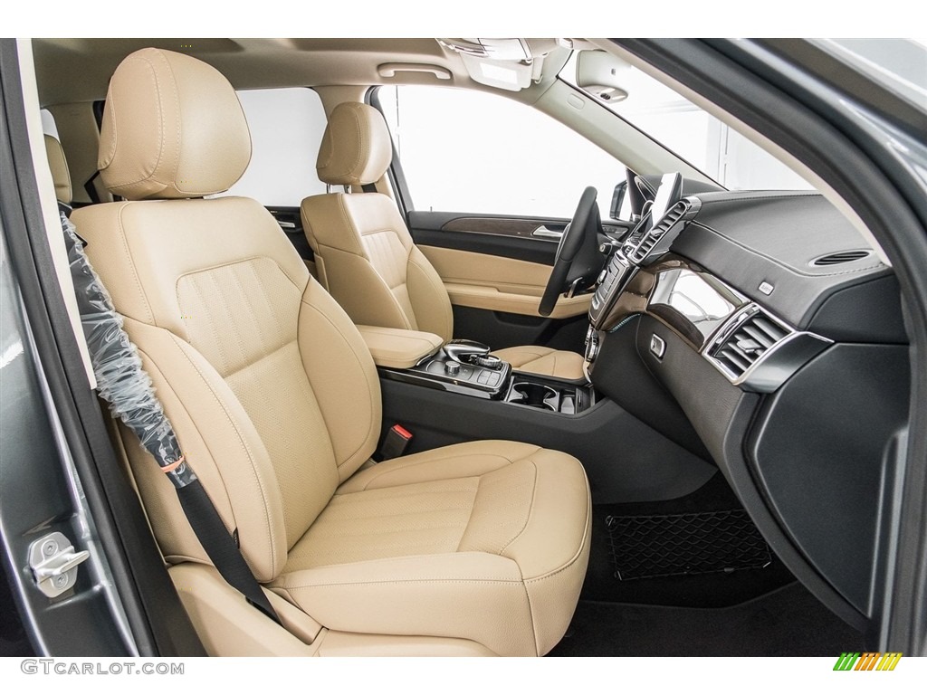 Ginger Beige/Black Interior 2018 Mercedes-Benz GLS 450 4Matic Photo #123348602
