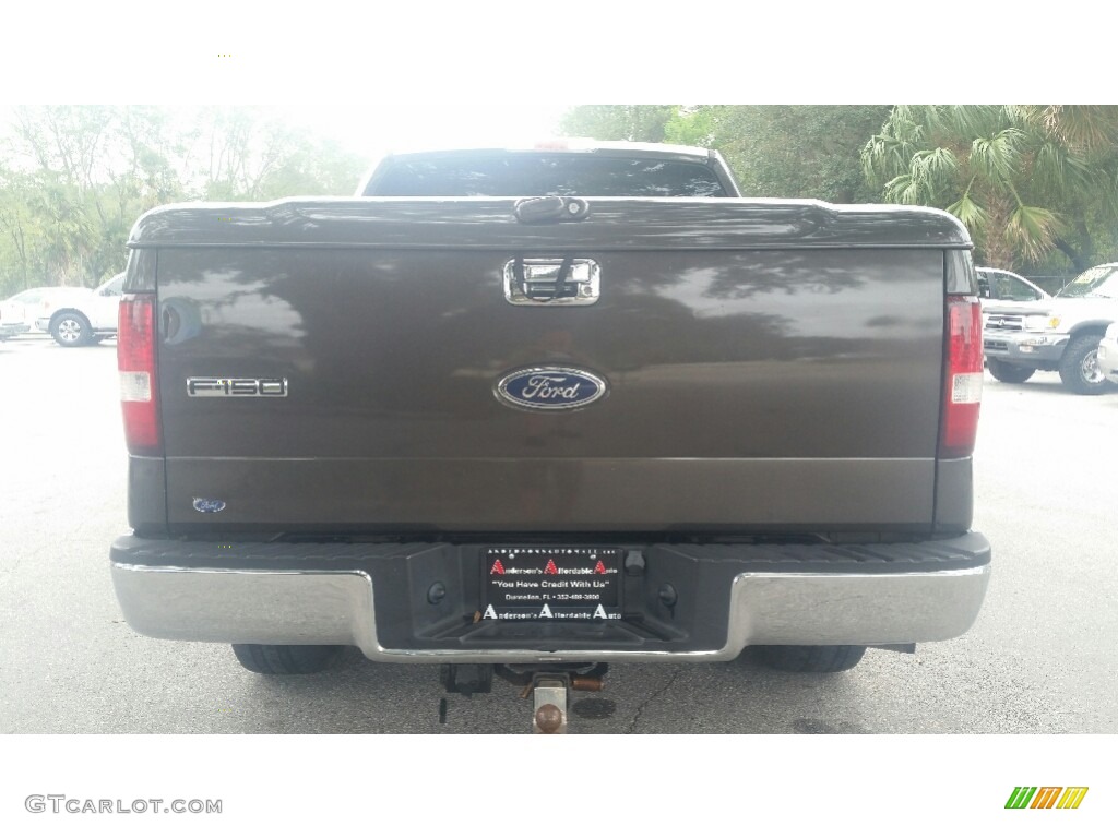 2005 F150 Lariat SuperCrew - Dark Stone Metallic / Tan photo #4