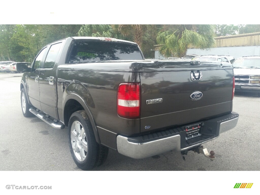 2005 F150 Lariat SuperCrew - Dark Stone Metallic / Tan photo #5