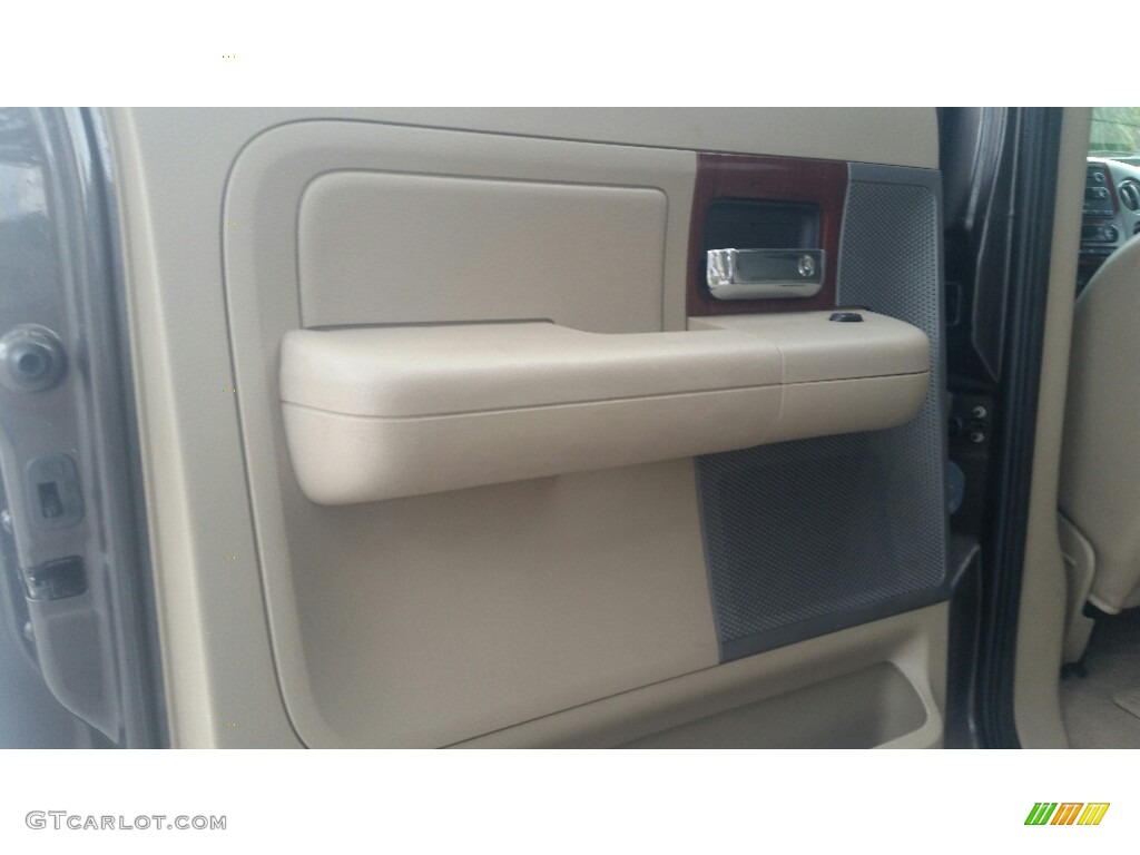 2005 F150 Lariat SuperCrew - Dark Stone Metallic / Tan photo #13