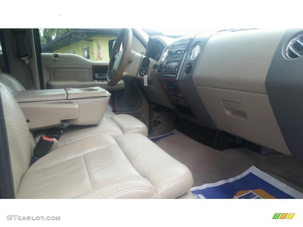 2005 F150 Lariat SuperCrew - Dark Stone Metallic / Tan photo #16