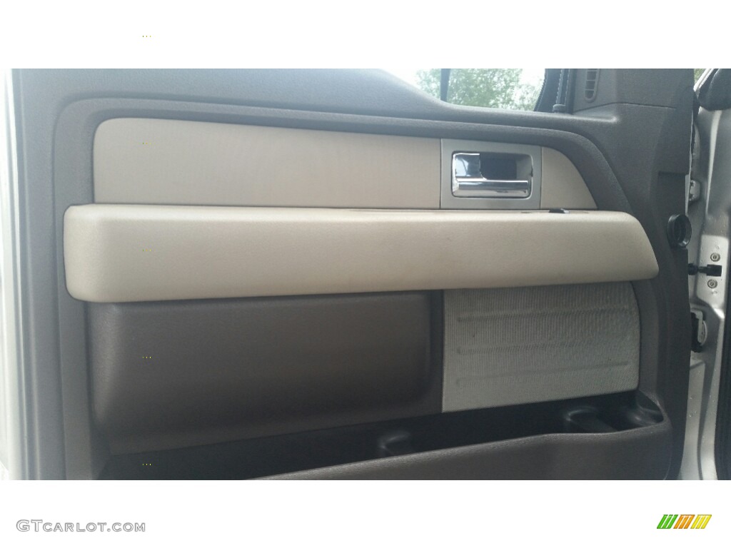 2010 F150 STX Regular Cab - Ingot Silver Metallic / Medium Stone photo #9