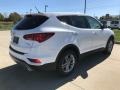 2018 Pearl White Hyundai Santa Fe Sport AWD  photo #2