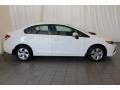 Taffeta White - Civic LX Sedan Photo No. 3
