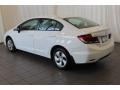 Taffeta White - Civic LX Sedan Photo No. 6