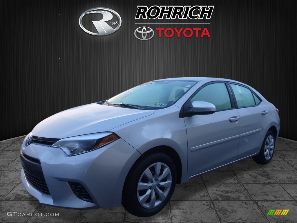 2015 Corolla LE - Classic Silver Metallic / Ash photo #3