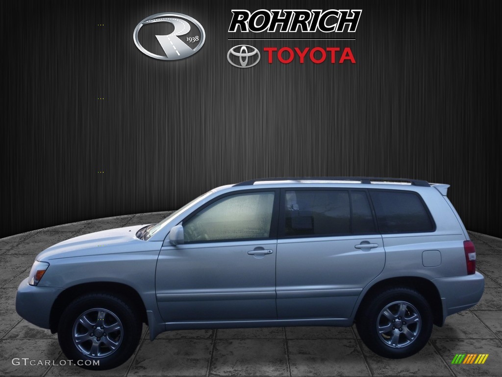 2005 Highlander V6 4WD - Millenium Silver Metallic / Gray photo #4