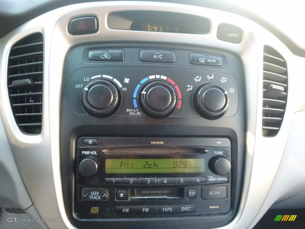 2005 Highlander V6 4WD - Millenium Silver Metallic / Gray photo #26