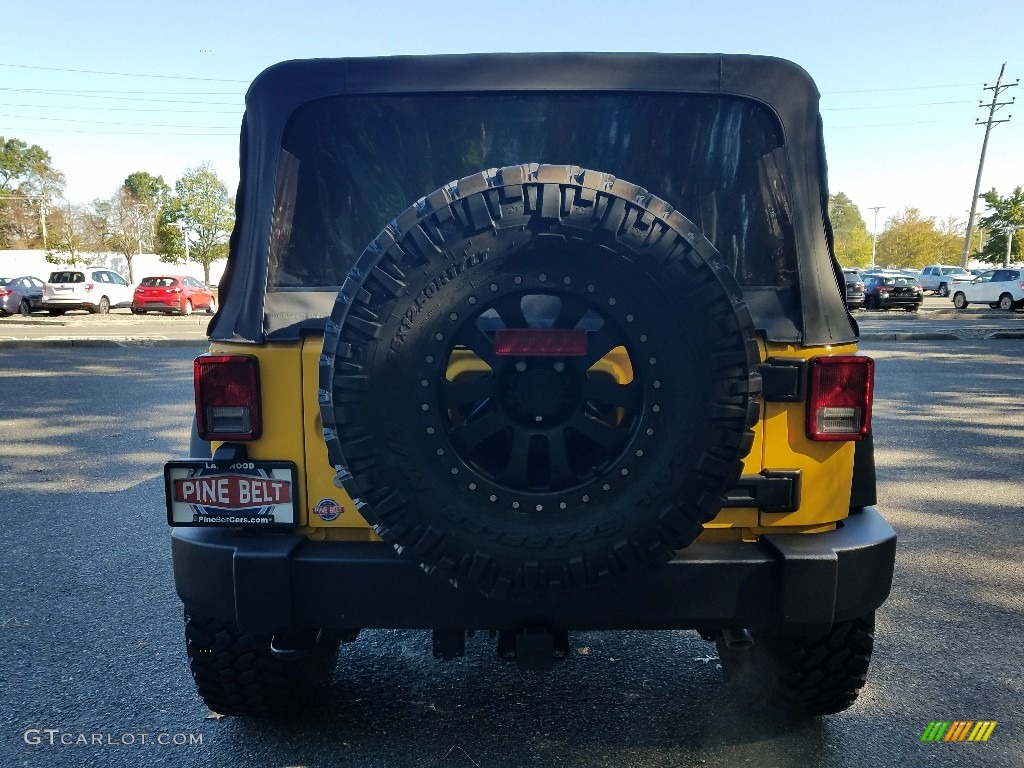 2015 Wrangler Unlimited Sport 4x4 - Baja Yellow / Black photo #6