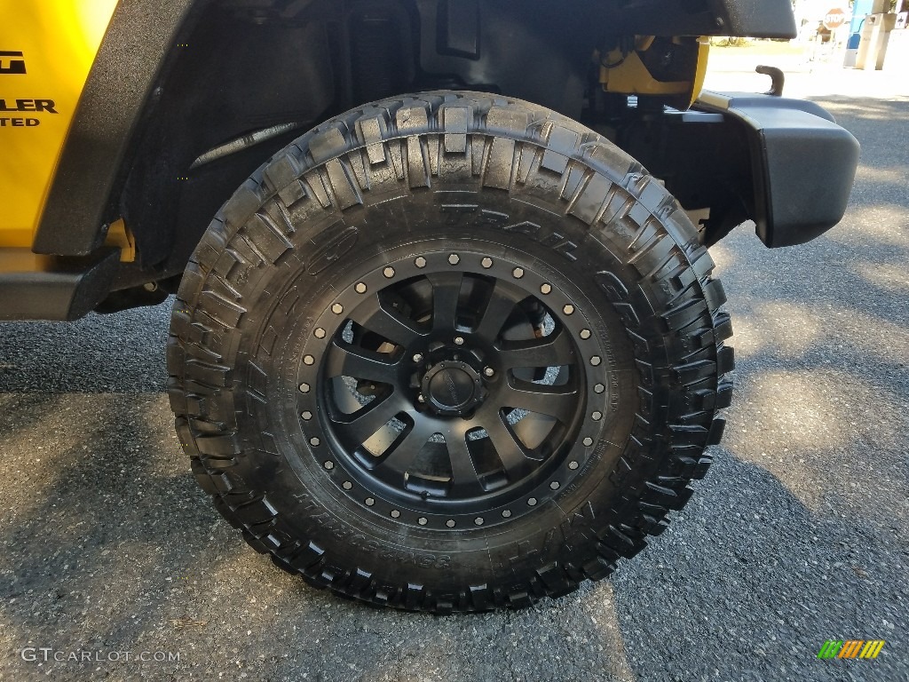 2015 Wrangler Unlimited Sport 4x4 - Baja Yellow / Black photo #9
