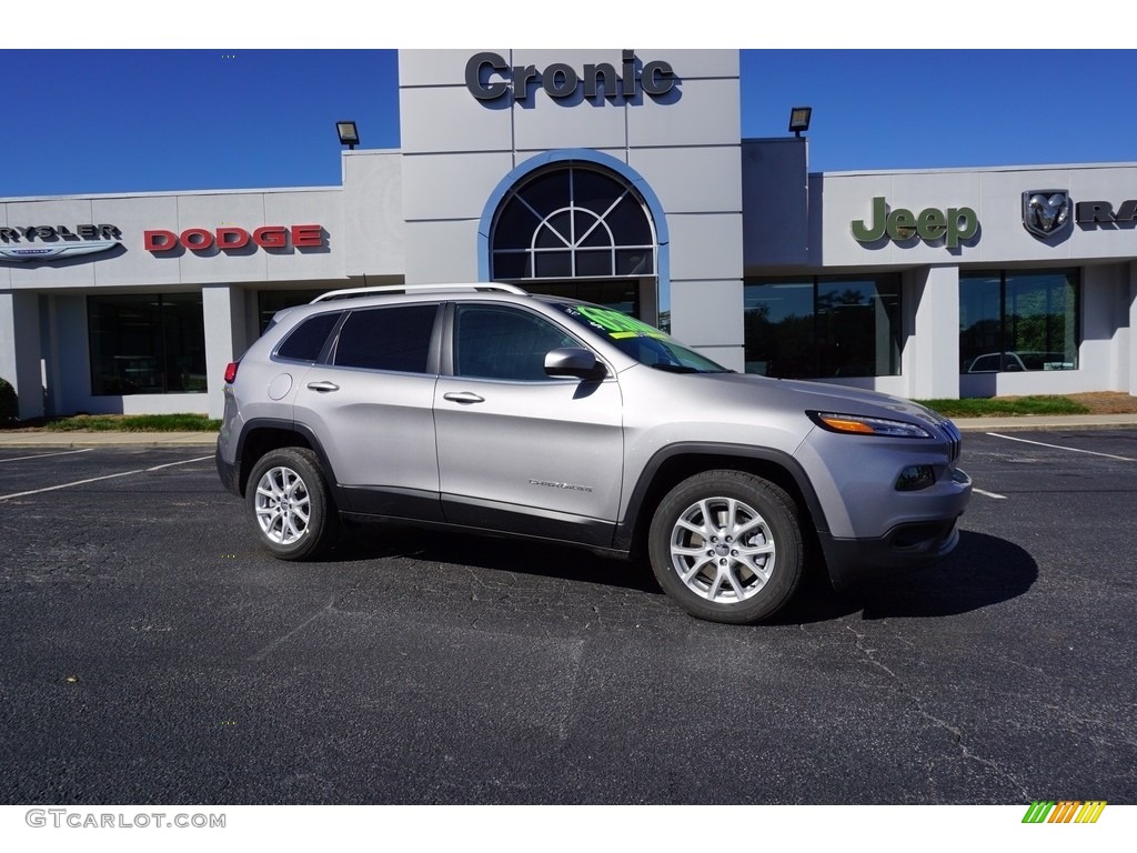 2018 Cherokee Latitude - Billet Silver Metallic / Black photo #1