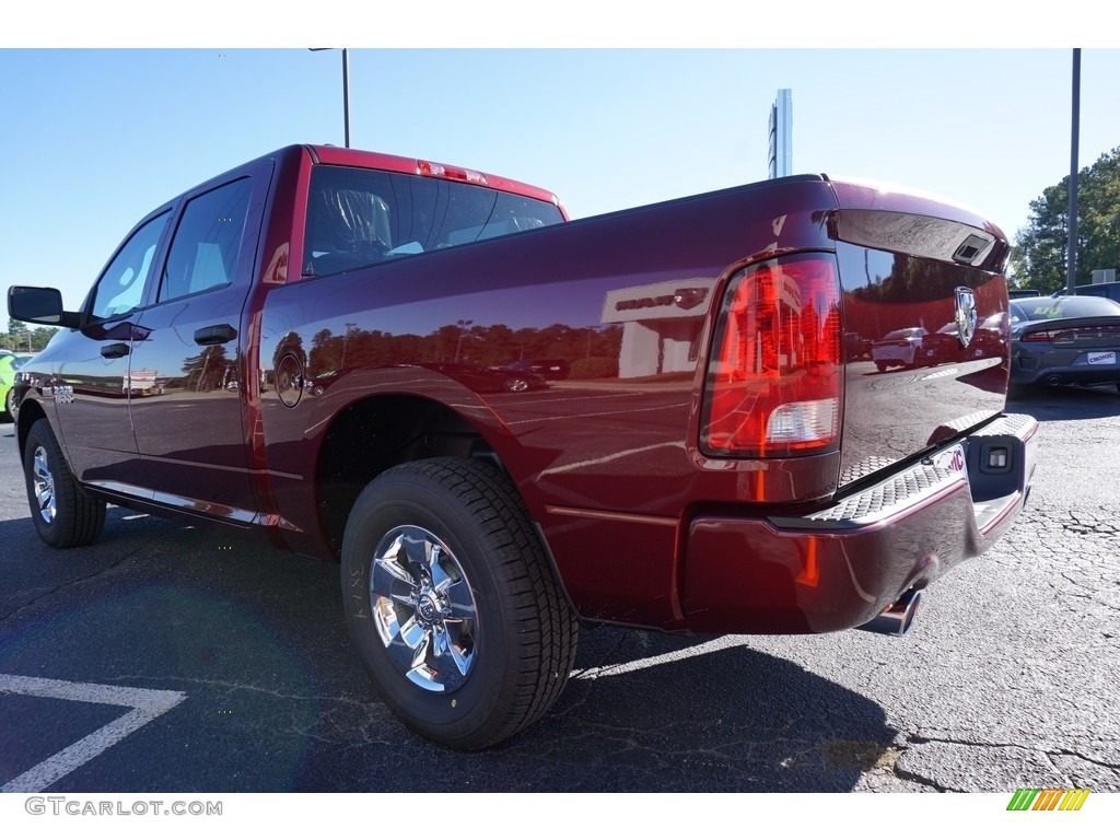 2018 1500 Express Crew Cab - Delmonico Red Pearl / Black/Diesel Gray photo #5