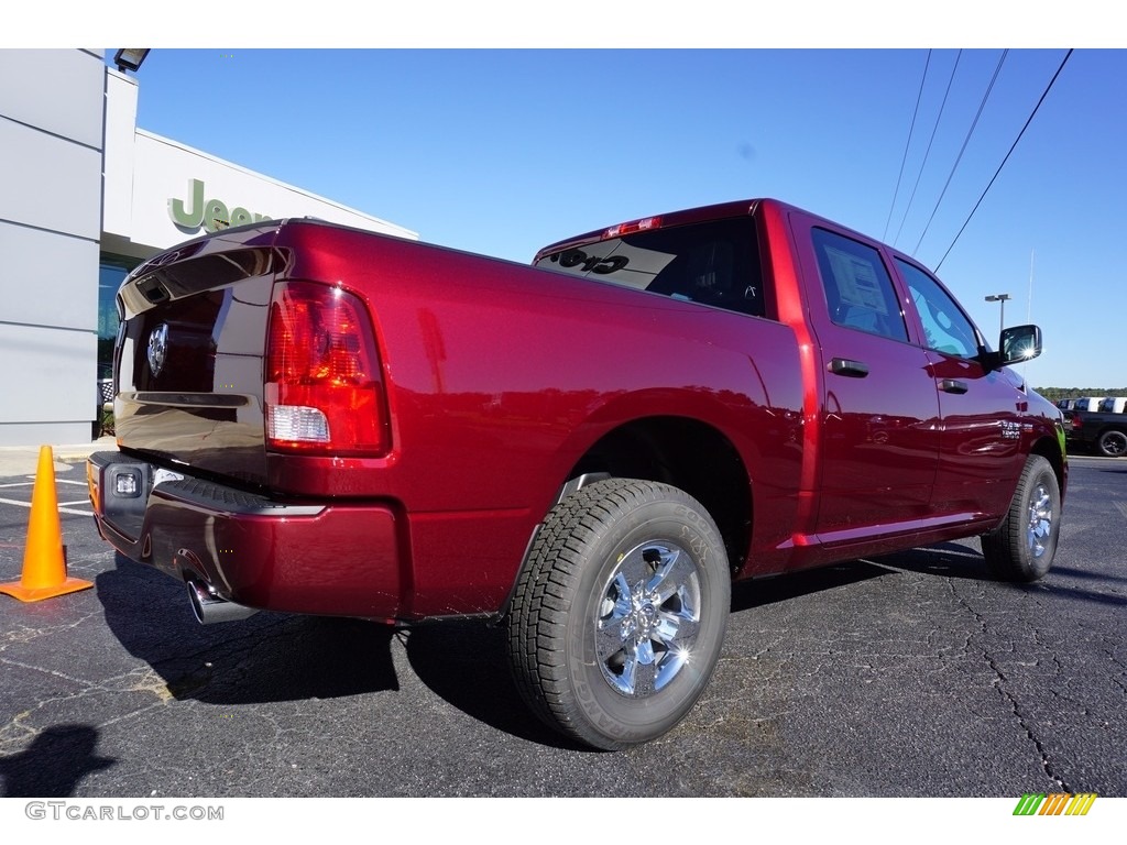 2018 1500 Express Crew Cab - Delmonico Red Pearl / Black/Diesel Gray photo #7