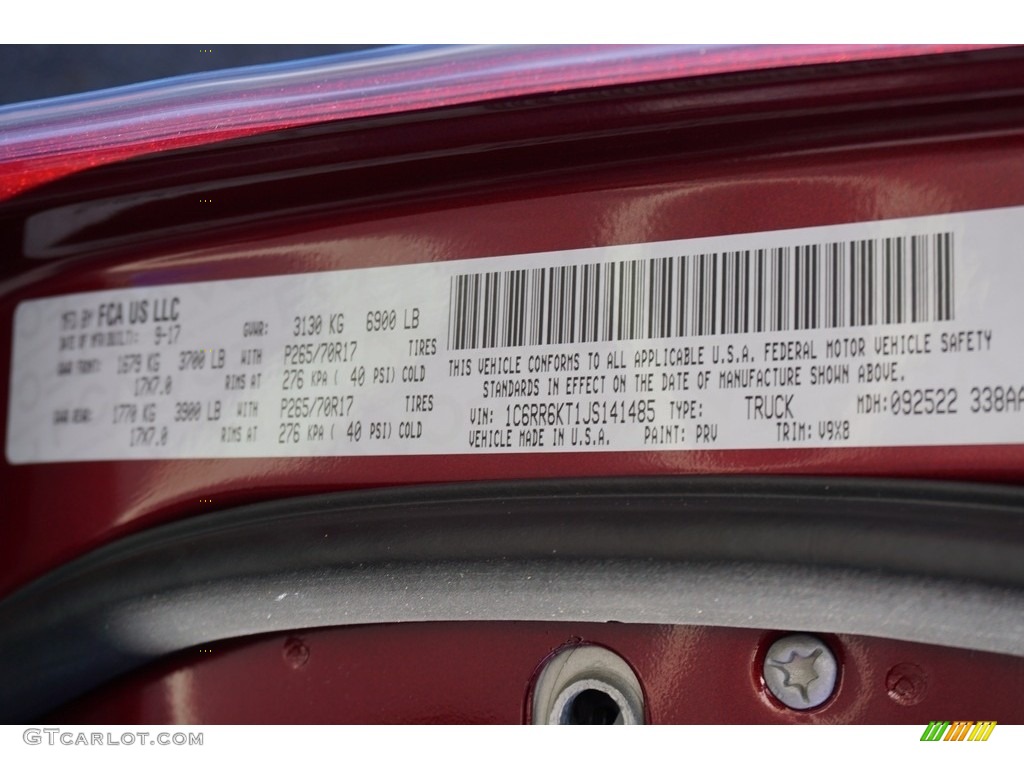 2018 1500 Express Crew Cab - Delmonico Red Pearl / Black/Diesel Gray photo #16