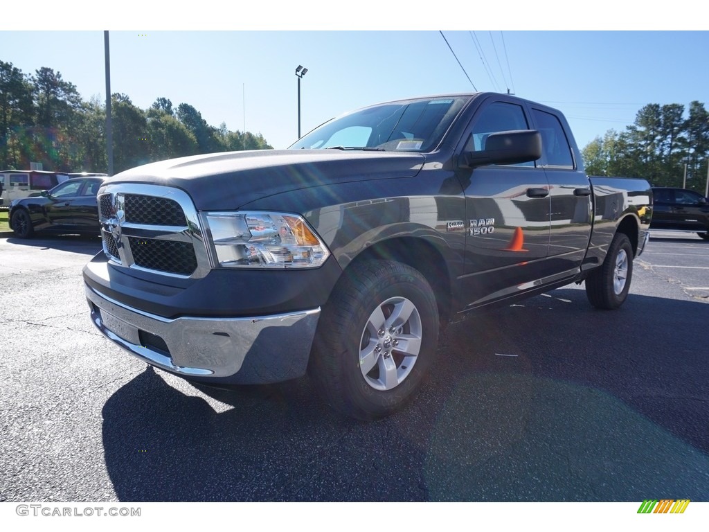 2018 1500 Tradesman Quad Cab - Granite Crystal Metallic / Black/Diesel Gray photo #3