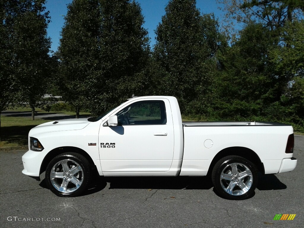 2018 1500 Sport Regular Cab - Bright White / Black photo #1