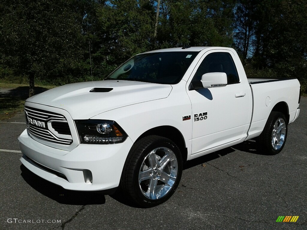 Bright White 2018 Ram 1500 Sport Regular Cab Exterior Photo #123360080