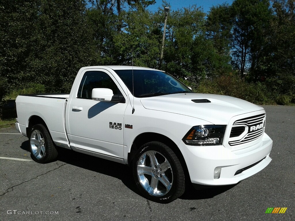 Bright White 2018 Ram 1500 Sport Regular Cab Exterior Photo #123360128