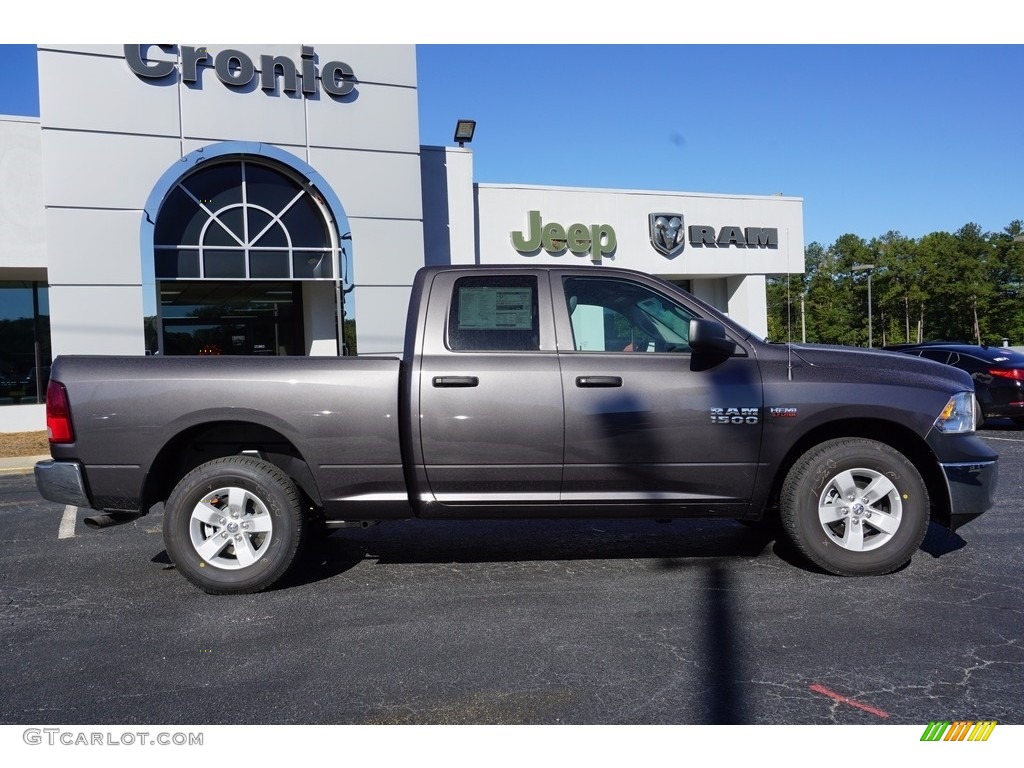 2018 1500 Tradesman Quad Cab - Granite Crystal Metallic / Black/Diesel Gray photo #8